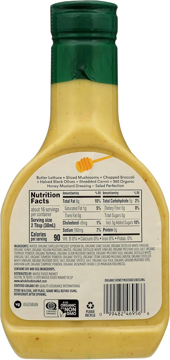 , Organic ey Mustard Dring