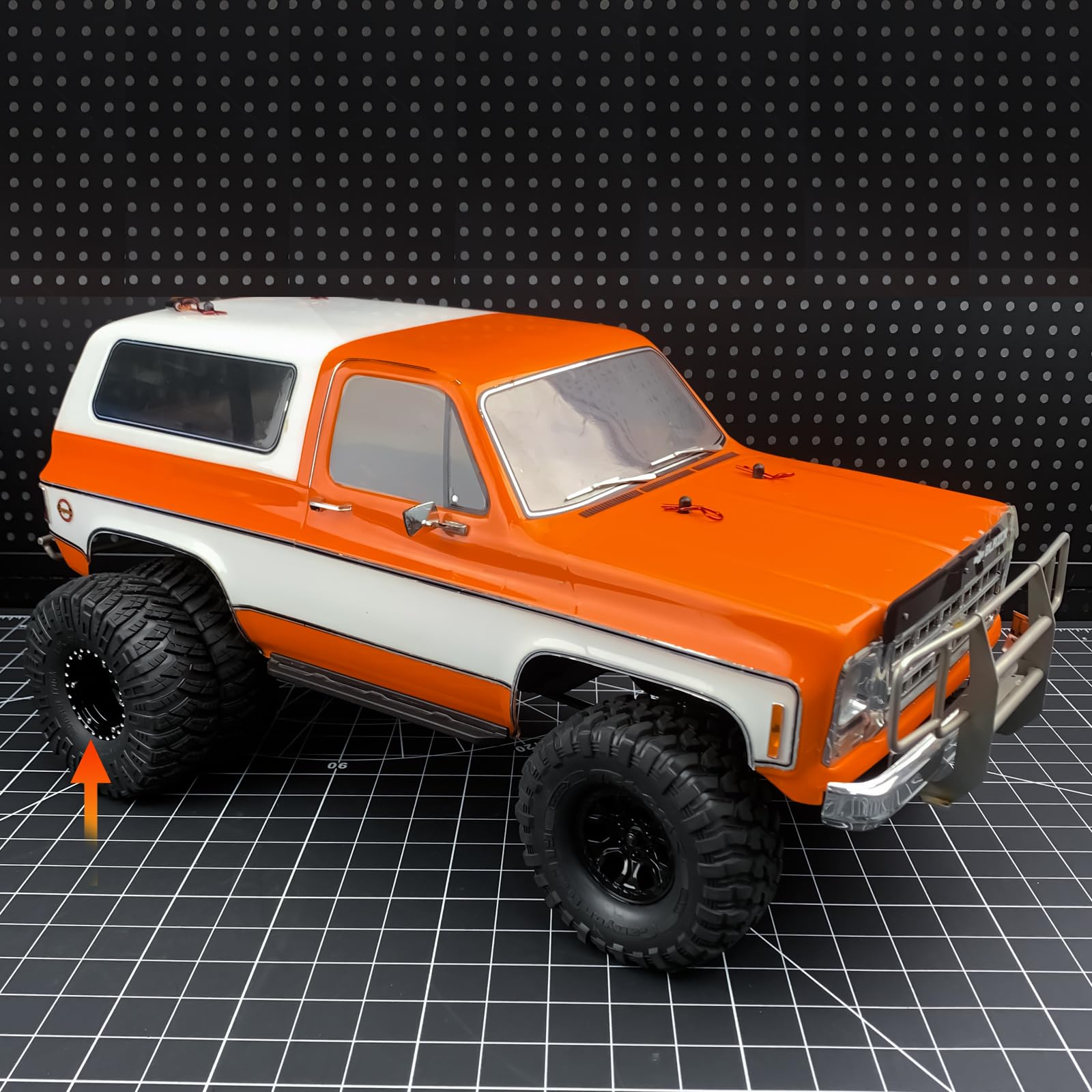 Runup 2 szt. / 4 szt. 1,9" Beadlock felgi aluminiowe, podwójne koła 57 x 30 mm do 1/10 SCX10 TRX-4 TRX6 RC Crawler Auto Upgrade akcesoria czarne (4 szt.)