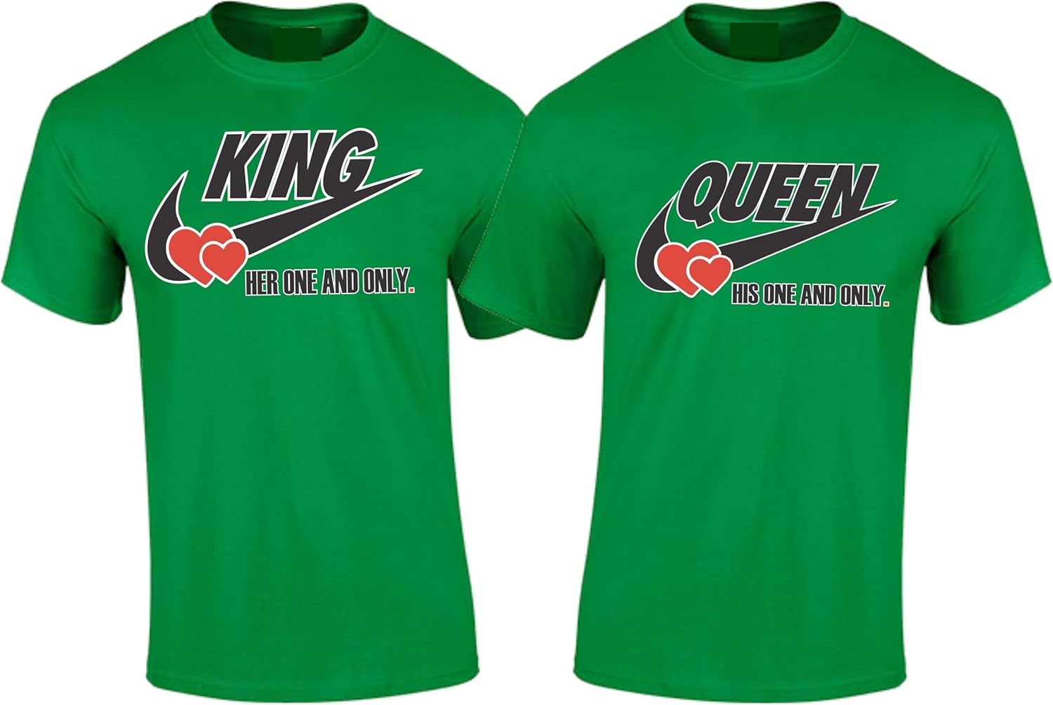 King, Queen, Kinga and Queen, Lovely Couples Shirts, Matching Lovely tees, Valentines Best Gift Couples, Matching Shirts, T-Shirt Tee - Image 7