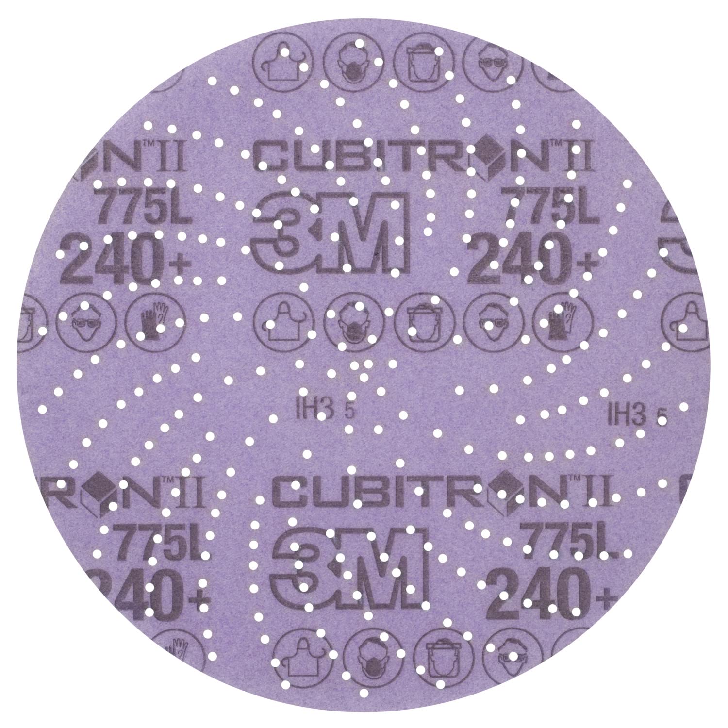 3M Xtract Cubitron II Disco de film 775L, 152 mm, 240+, Arena Limpia | 50 Discos por paquete