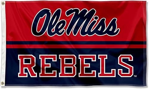 Ole Miss - Bandera grande con ojales