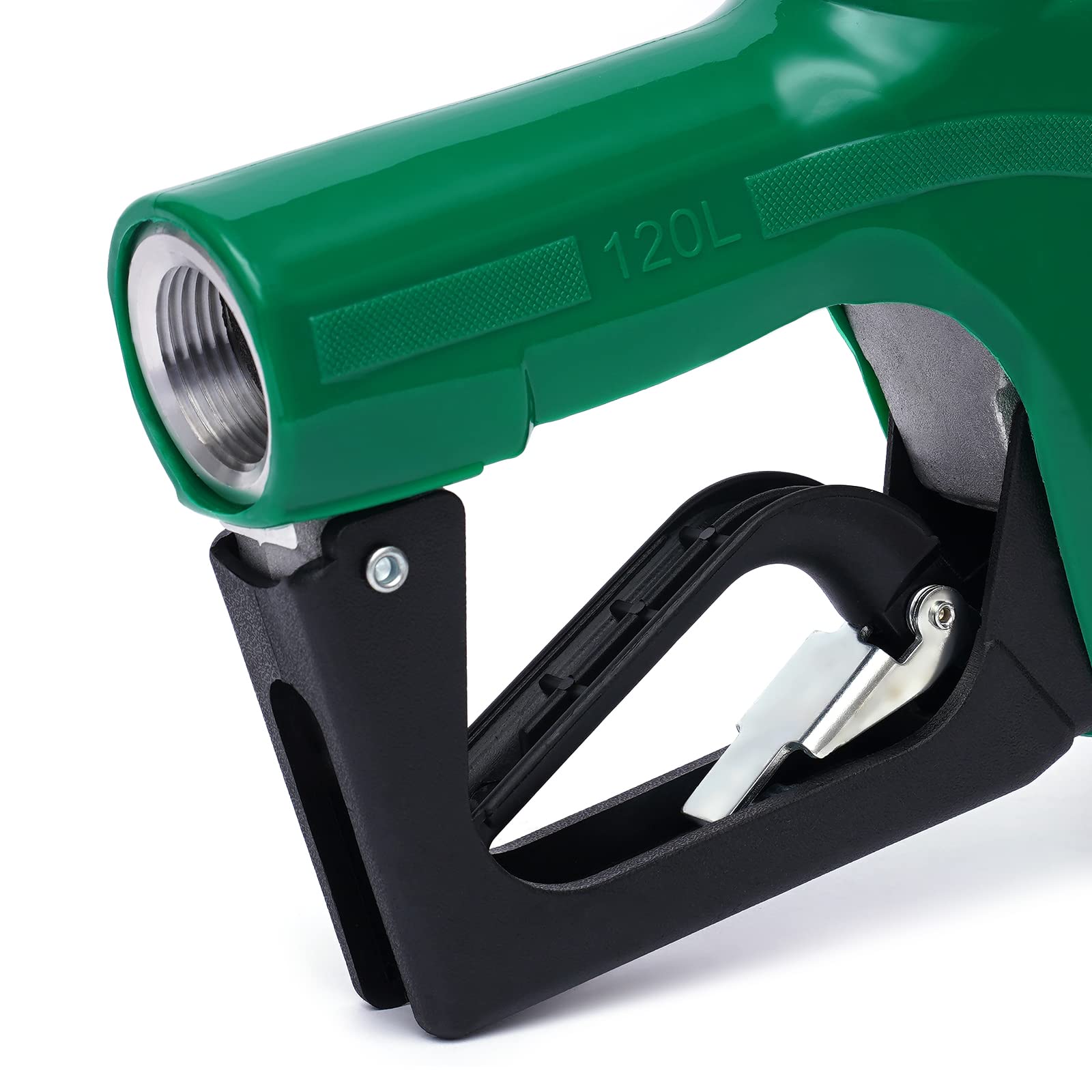 Automatyczny pistolet na olej napędowy, 3-biegowy, regulowany, 120 l/min, dysza do napełniania paliwa do traktorów, ciężarówek, samochodów, morskich