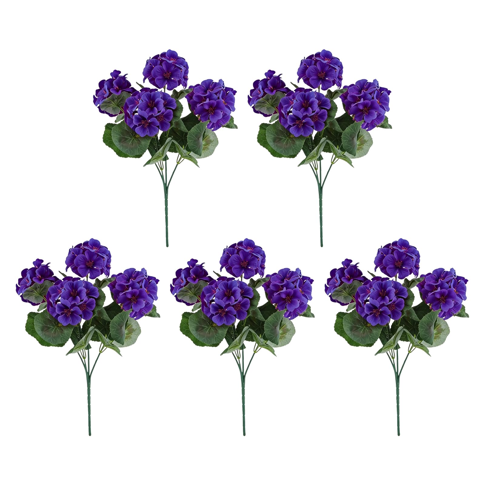 ljhnba 5 / 8Pcs Artificial Silk Crabapple Flower Simulation Plant Floral Arrangements for Tabletop Bookshelf and Window Display Wedding Decoration Flower