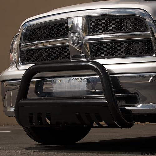 Miniatura 8 de Cepillo de barra de parachoques delantero negro con placa deslizante compatible con 05-21 Frontier  05-07 Pathfinder  05-15 Xterra