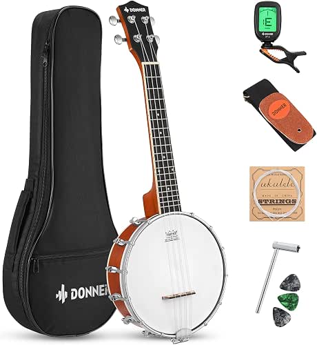 Donner Banjolele 4 String Banjo Ukulele kit