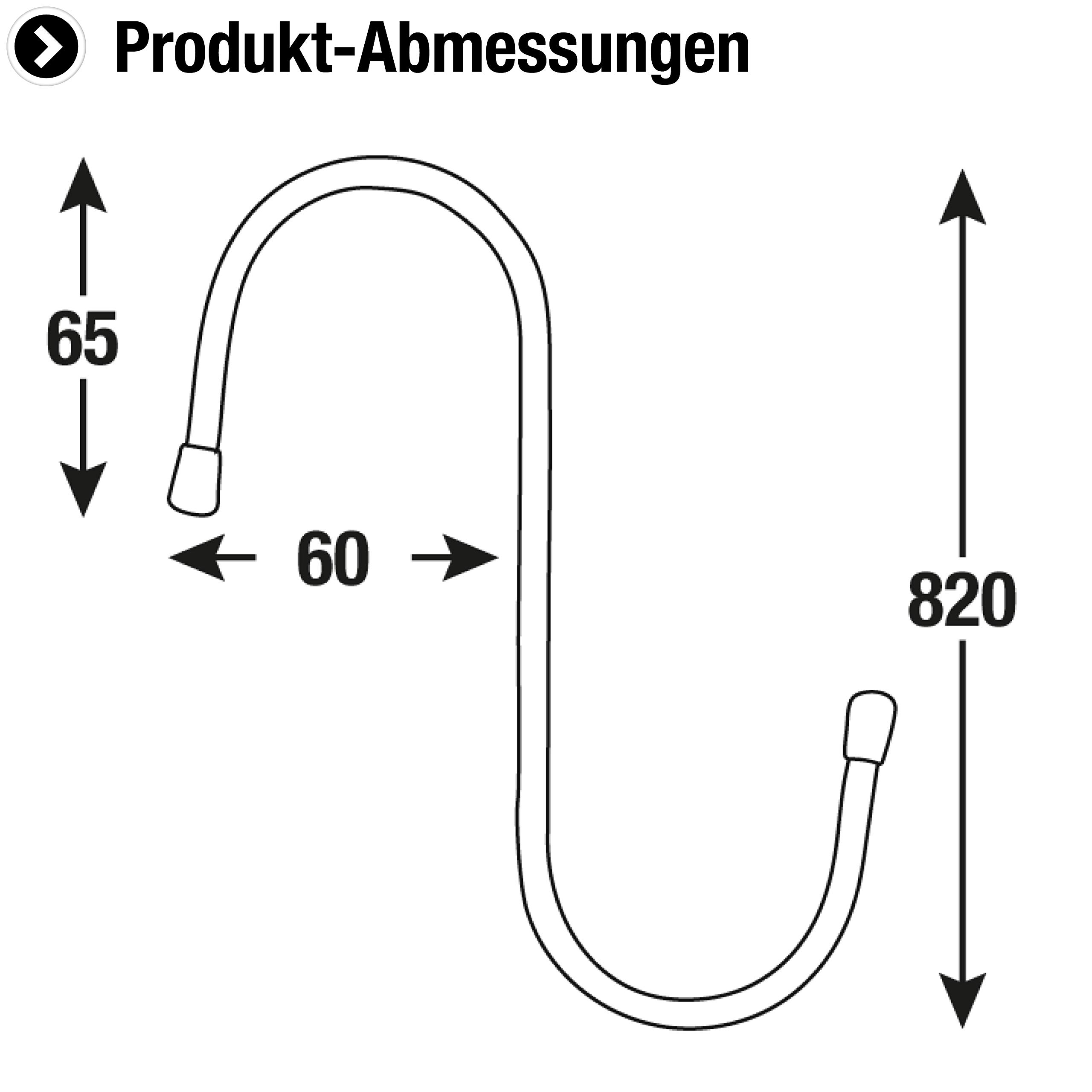 GRAINGER APPROVED U-Shaped Pegboard Hook, 1 3/4 in ID, PK5