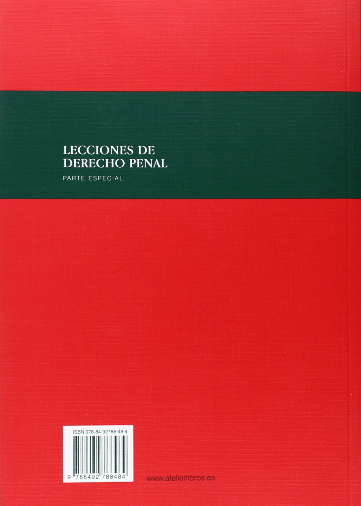 Lecciones de derecho penal. Parte especial. 3ª edición (Manuales universitarios)