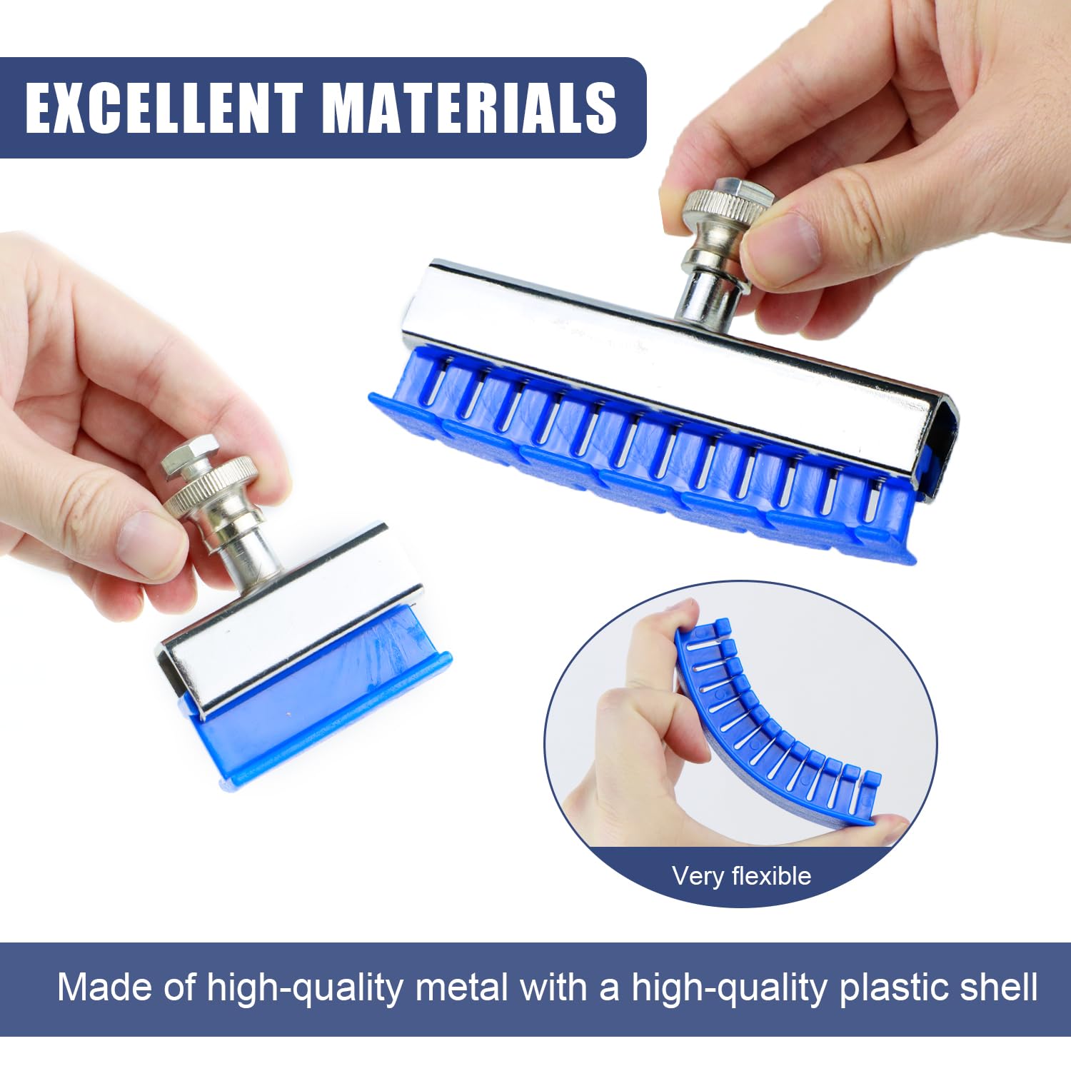 Kit Ripara Ammaccature, Tirabolli per Carrozzeria, Kit Levabolli Auto Professionali, Tira Bolli da Carrozzeria, per la Riparazione delle Ammaccature dei Veicoli, Blu, 6 Pezzi