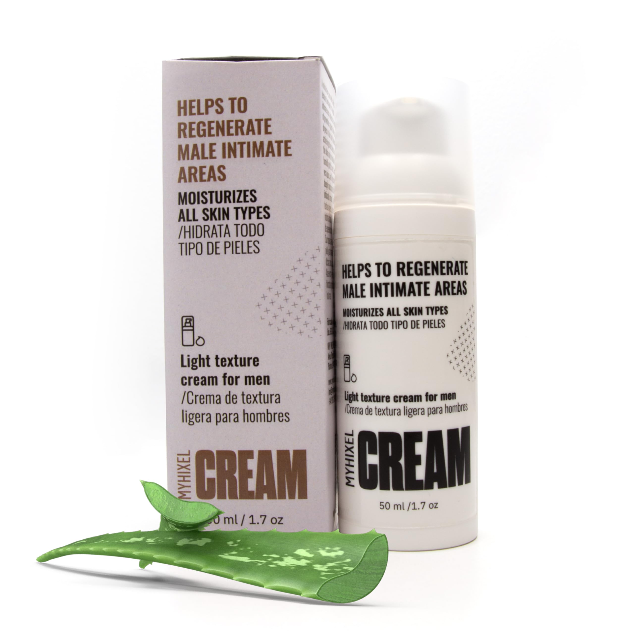 MYHIXEL Crème Intime Homme – Soin Intime Masculin Hydratant pour Usage Quotidien, Crème Douce pour Zone Intime, Ingrédients Naturels, 50 ml