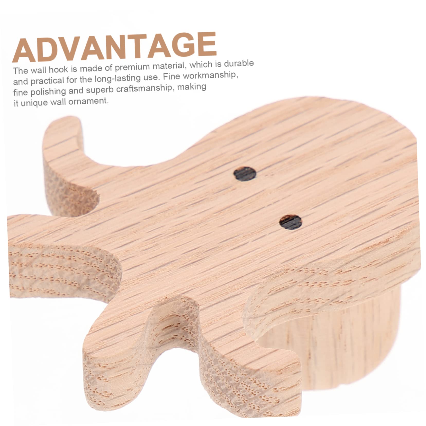 ISCBAFYX Juegos de Toallas Gancho de Animal Montaje en Pared Perchero para Sombreros Perchas para Sombreros Gancho de Pared Paraguas Estante de Clavijas de Madera Percha de Montaje en Pared Retro