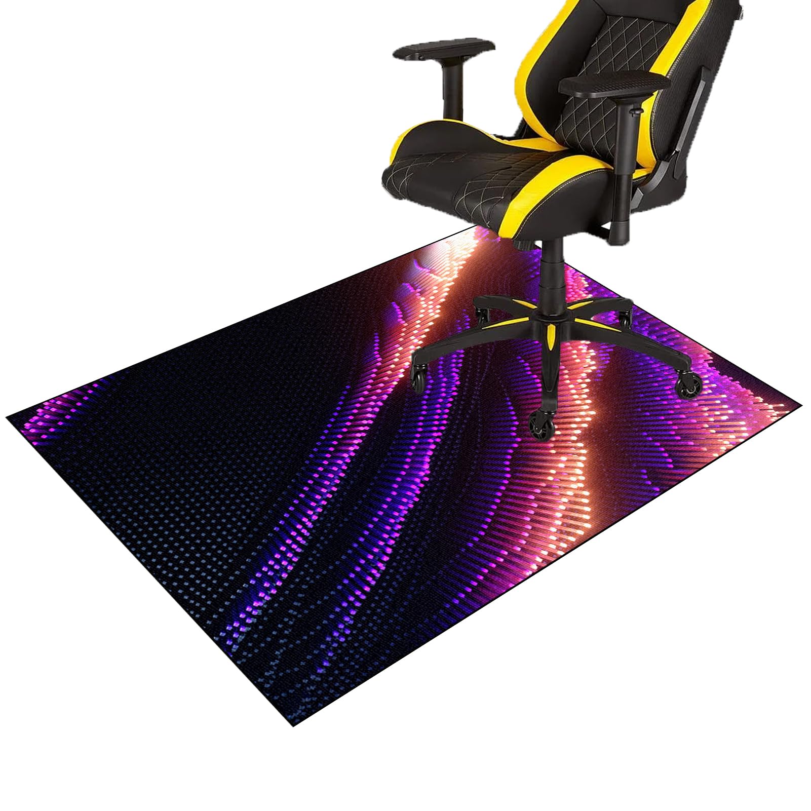 Fcenghox 549A Office Chair Mat For Carpet Floor Protector For Office Chair, Anti-Slip Gaming Desk Chair Mat, Chair Mat For Hardwood Floor, Computer Rolling Chair Mat Hard Floor Mat For Home Office Rug 80 X 120 Cm