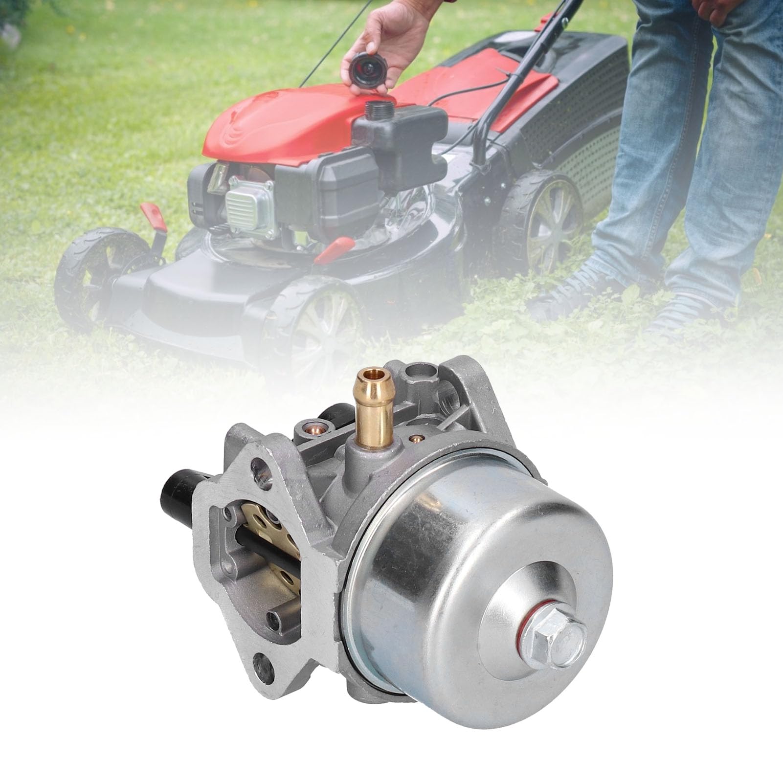 TOPINCN Juego de Cortacésped de Carburador, Kits de Ajuste de Cortacésped de Campo de Carburador, Aptos para Cortacésped FJ180V 15003-7099 15003-7083