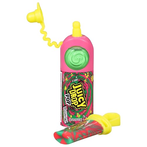 Miniatura 4 de Juicy Drop Pop - Paletas dulces de sabores surtidos con caramelo líquido ácido, 0.92 onzas, paquete de 21 unidades