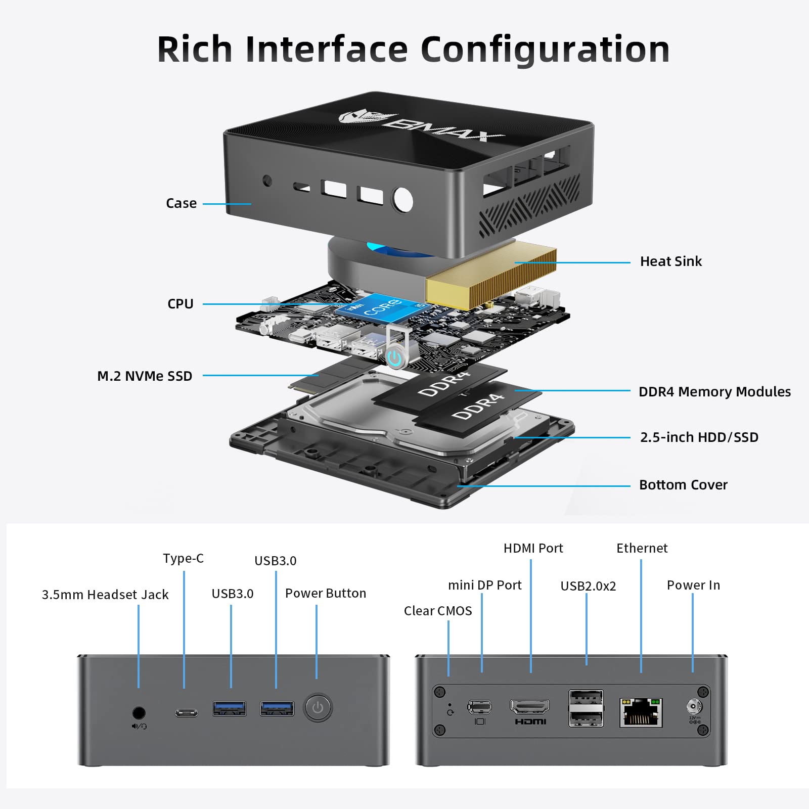 BMAX ミニPC B5 Pro 8th i5-8260U 4 コア Amazon.co.jp: BMAX ミニPC B5 Pro 8th i5-8260U 4 コア 3.90GHz