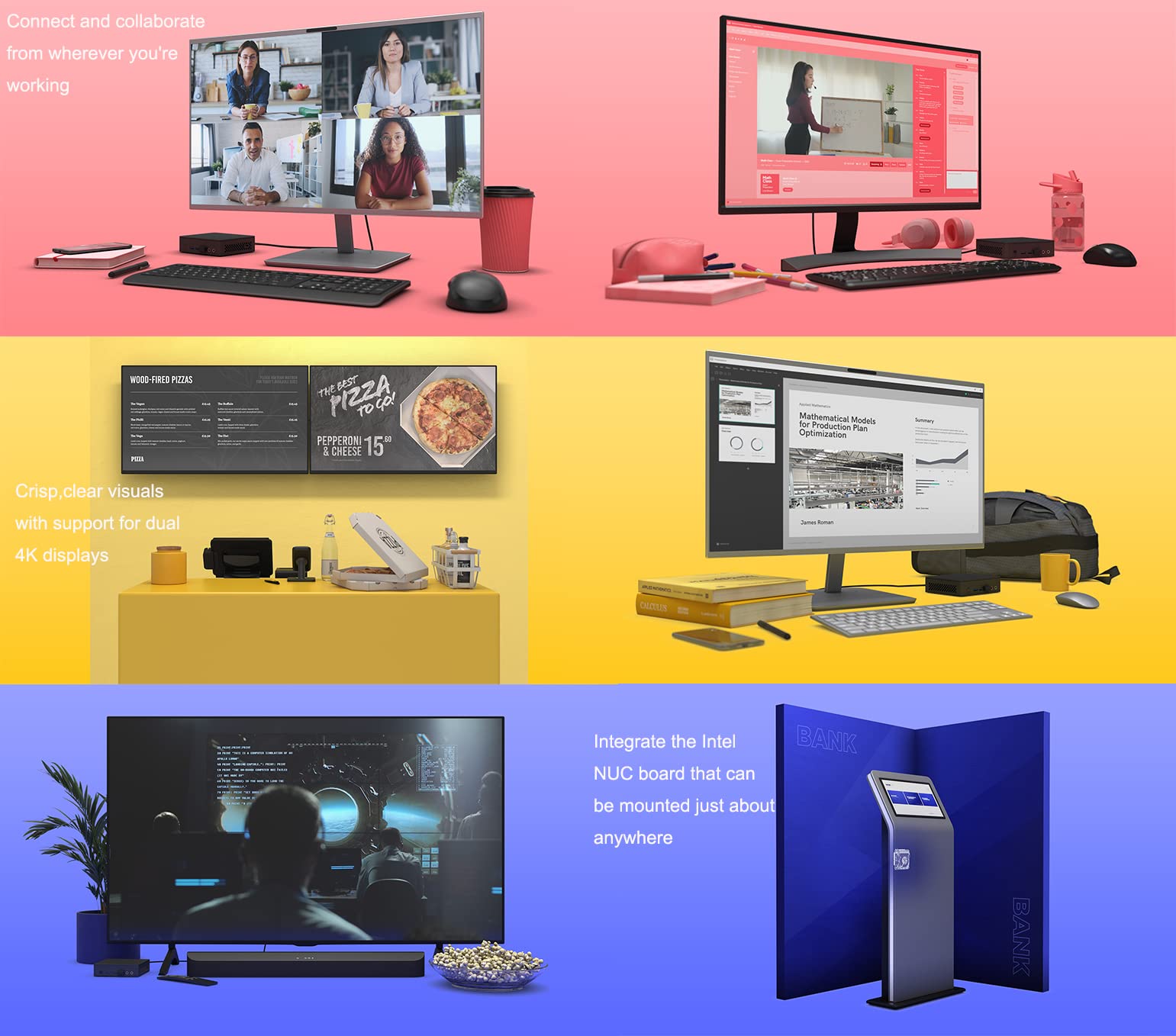 NUC 11 NUC11TNHV70L Dual LAN Mini computadora de sobremesa/Mini PC/HTPC, procesador Core i7-1185G7 con tecnología Intel vPro para Uso doméstico, Empresa, Industria, educación, Sistema Barebone