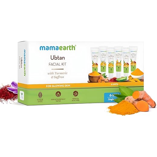 Mamaearth Ubtan Facial Kit 60g 60 g