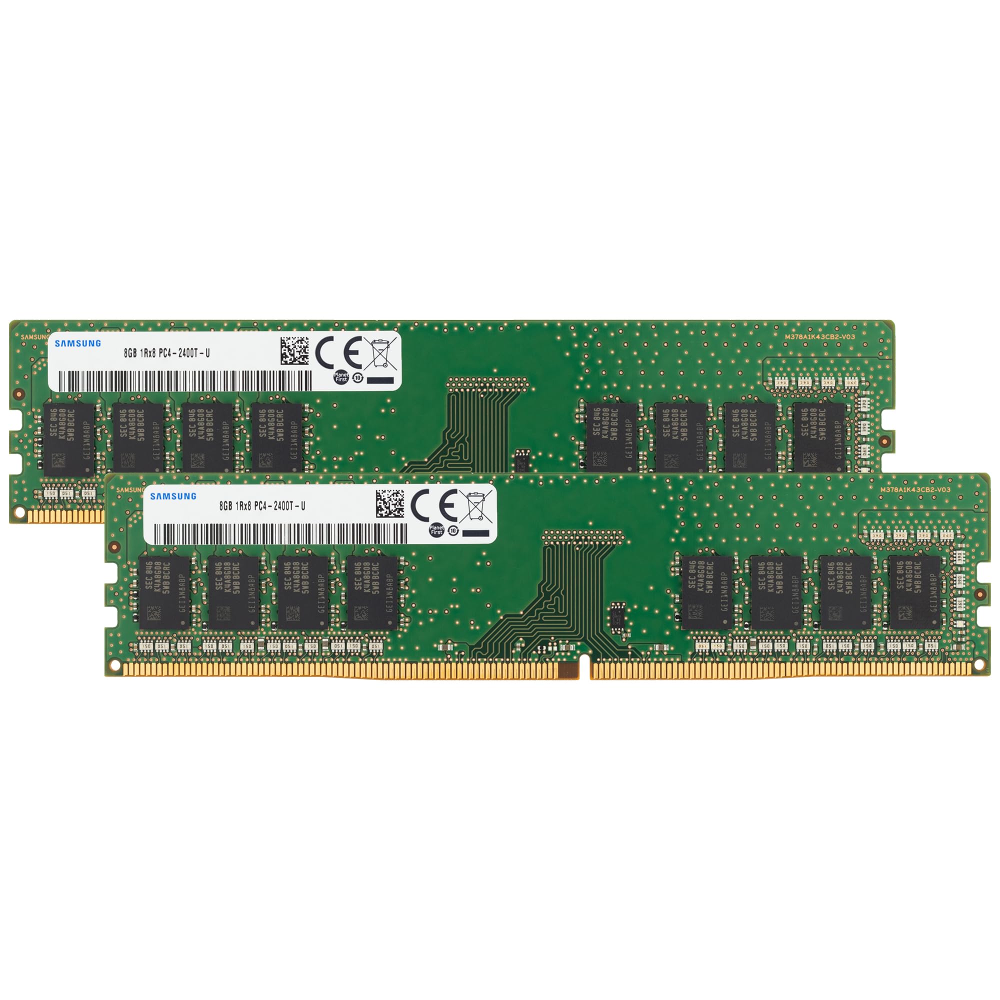 Samsung 16GB (2x8GB) DDR4 2400MHz PC4-19200 (PC4-2400T) CL17
