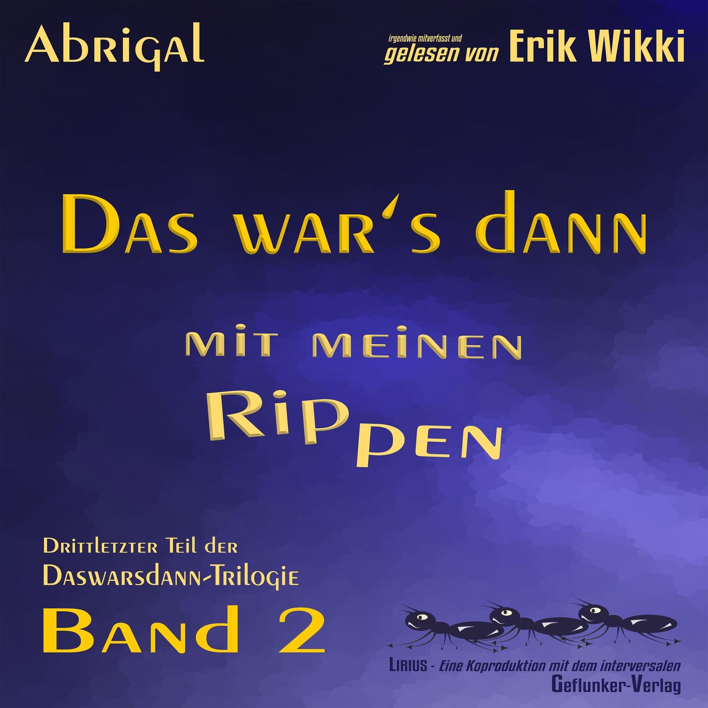 Cover art for Das war's dann mit meinen Rippen
