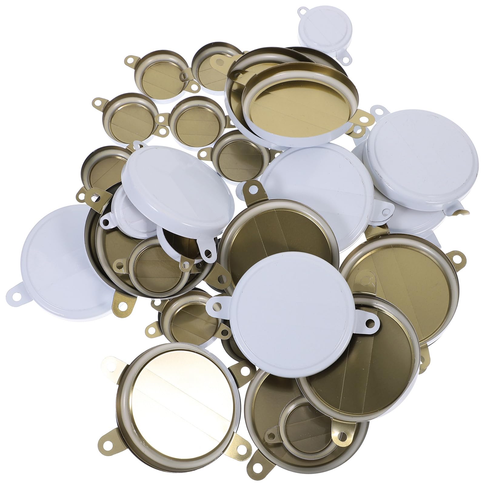 40Pcs Oil Drum Covers, 55 Gallon Drum Covers, Oil Drum Sealing Covers, Water Drum Covers, Iron Drum Sealing Covers, Waterproof Iron Drum Sealing Covers, Oil Drum Plug Sealing Oil Drum Covers