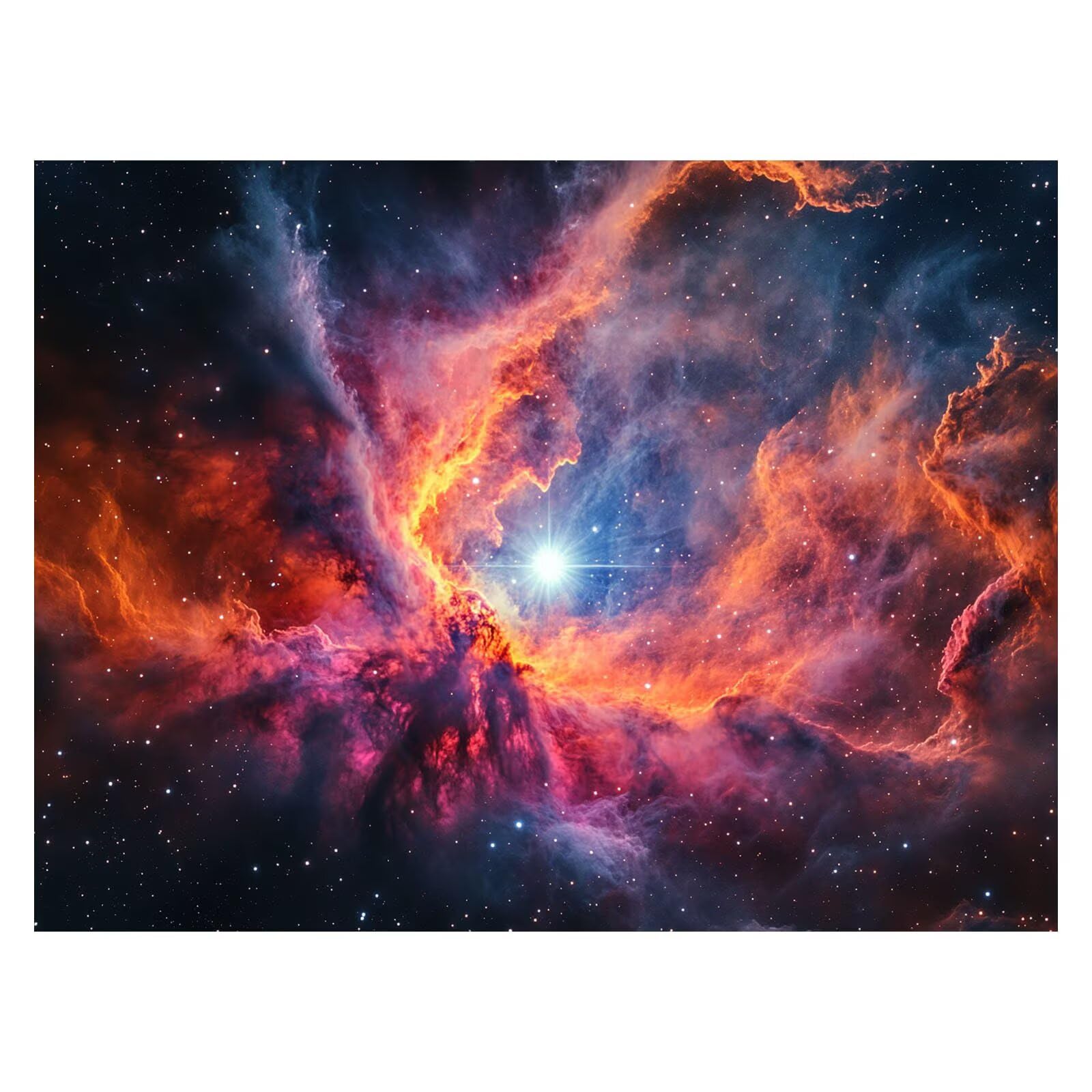 Peinture Numero Adulte Univers DIY Toile Peinture Colorée 80x60cm ZSHS2252