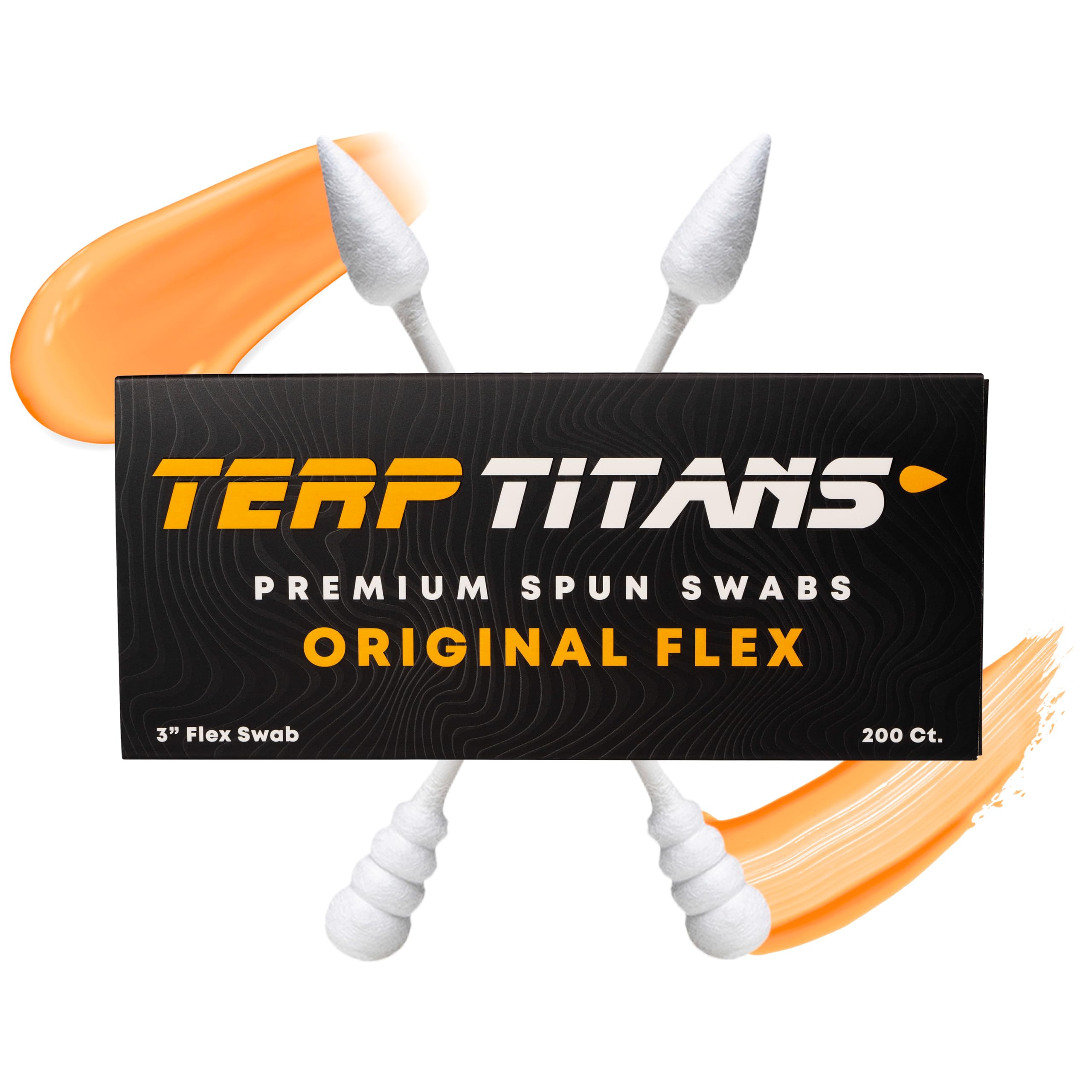 Original Flex – flexible Wattestäbchen, 800 Stück, Spiralspitze für maximale Absorption und feine Spitzen für enge Räume, keine Kunststoffverpackung, 4 Stück