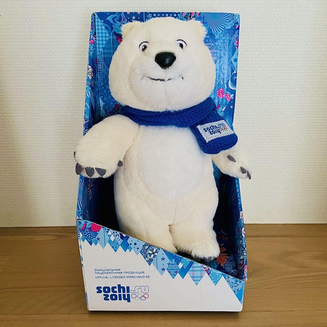 ソチオリンピック2014 公式マスコット特大ぬいぐるみ全長約40cm 1c8d607dcb67077da7f45ca5c35924