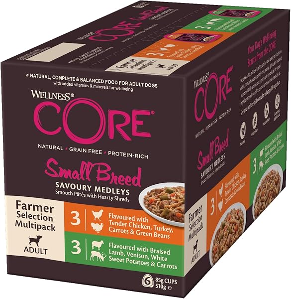 Wellness CORE Small Breed Savoury Medleys 6x85g mokra karma dla psów małych ras