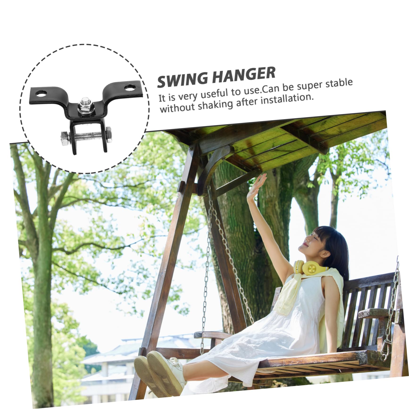 HANABASS Boxing Sandbag Holder Punching Bag Stand Heavy Bag Chain Hook Swing Hanger