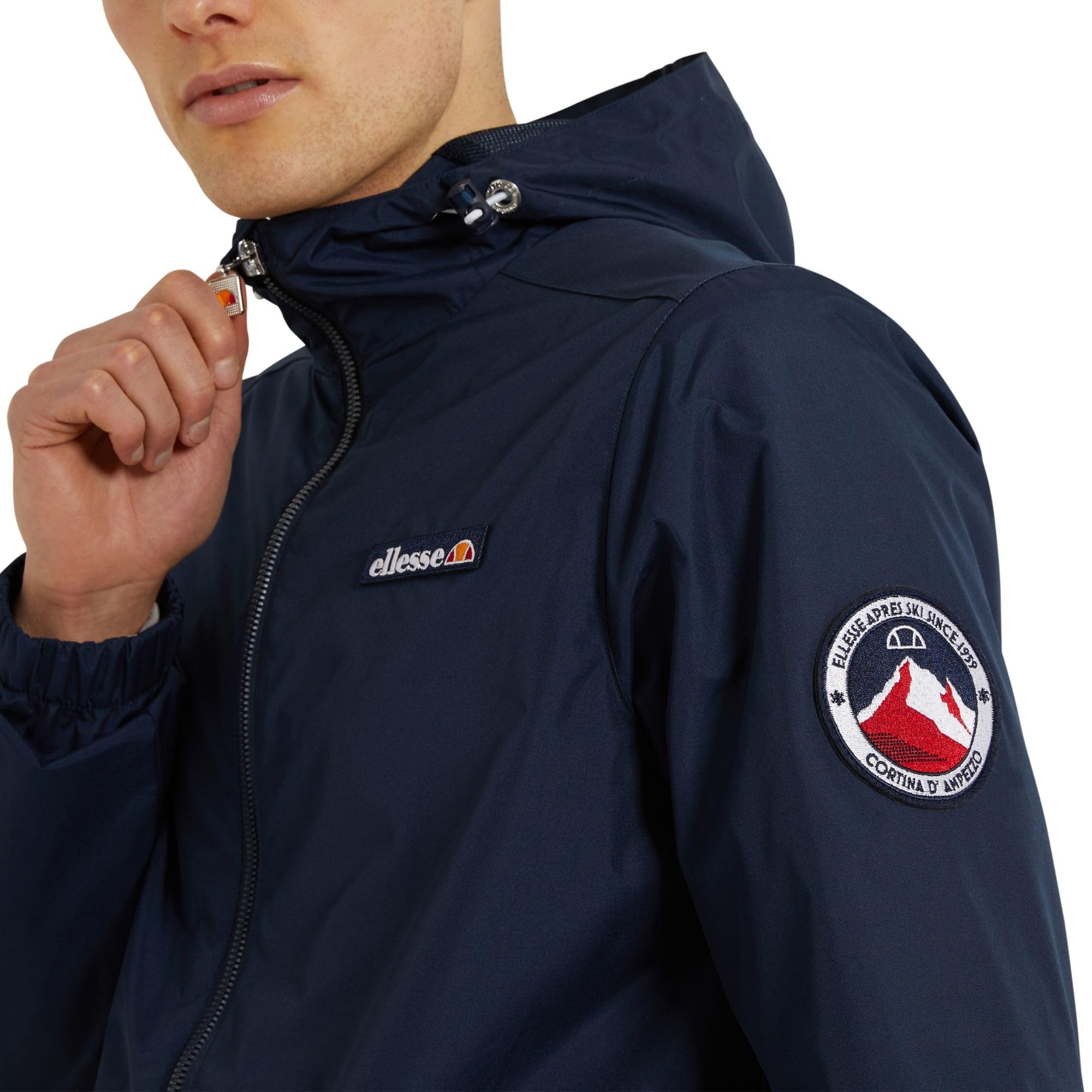 Ellesse Herren Leichte Jacke Terrazzo Übergangsjacke Regenjacke Windbreaker Wasserdicht