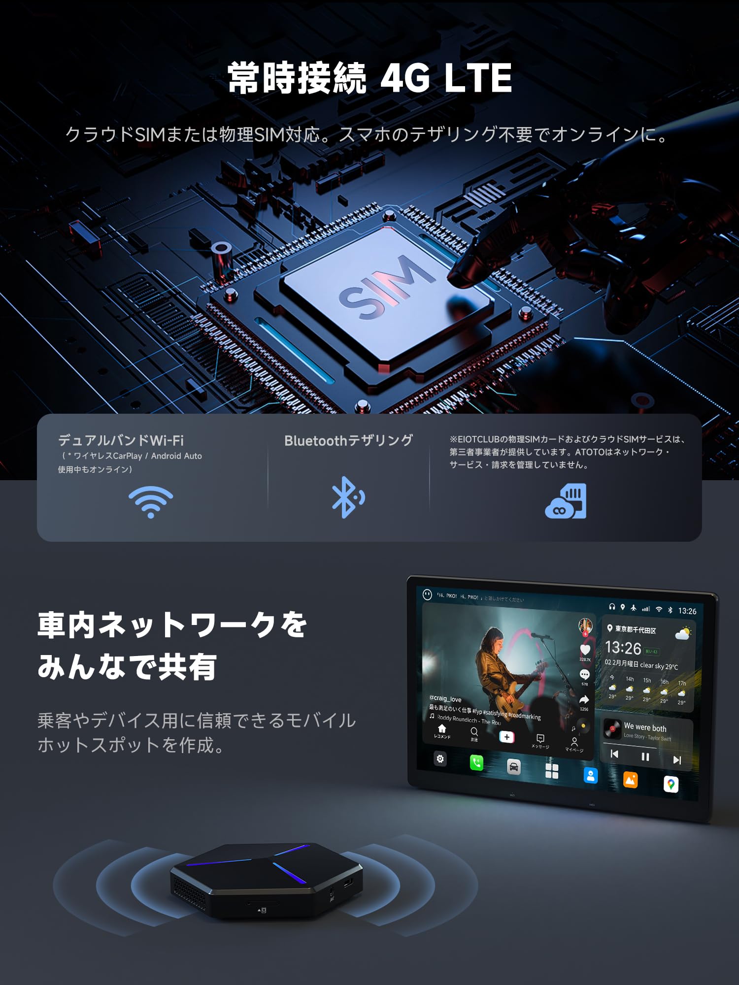 【新品未開封】MYATOTO CarPlay AIボックス Amazon.co.jp: MYATOTO Magic AI Box｜ワイヤレスCarPlay/Android Auto
