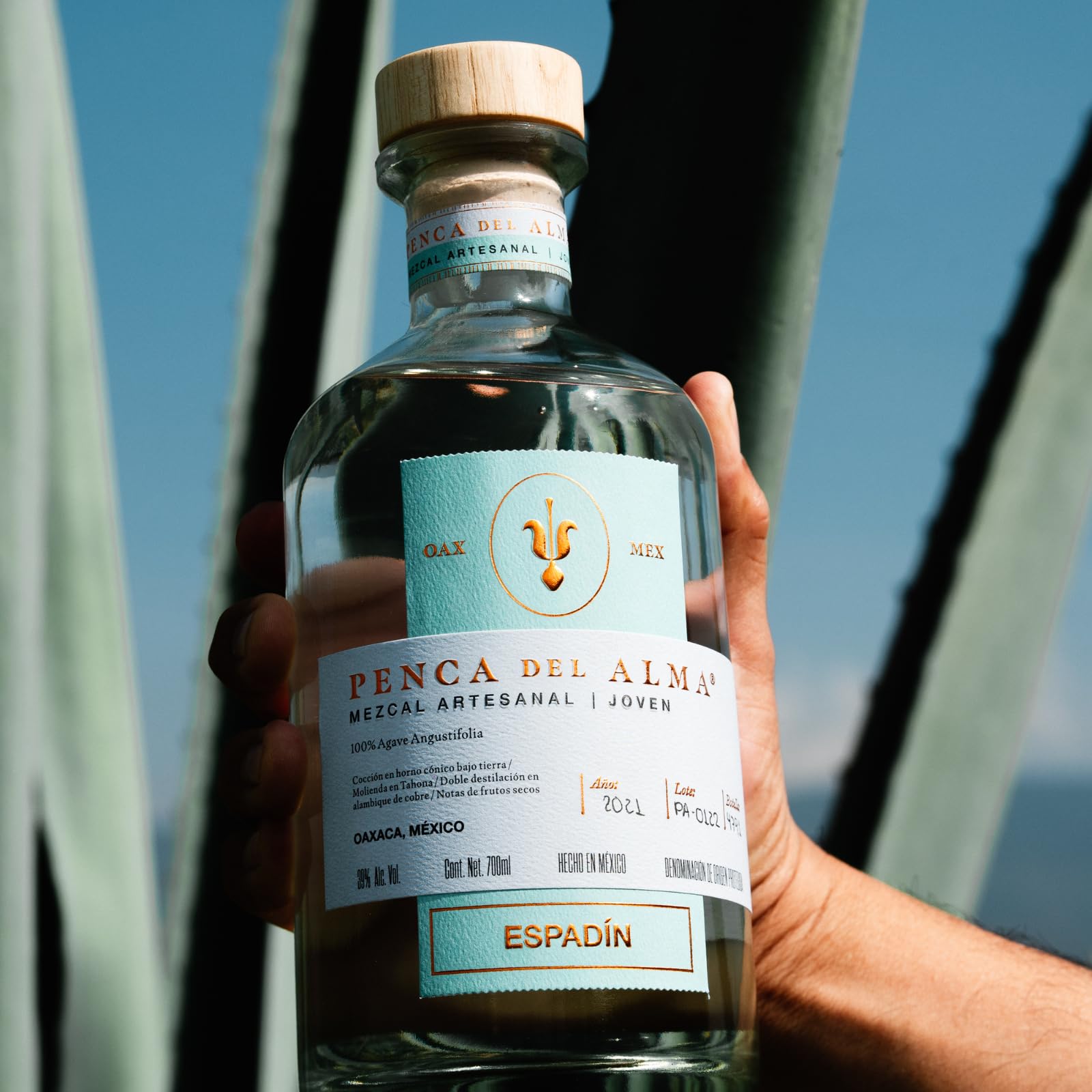 Mezcal Penca del Alma Espadín 100% Maguey 39% Vol. 70cl