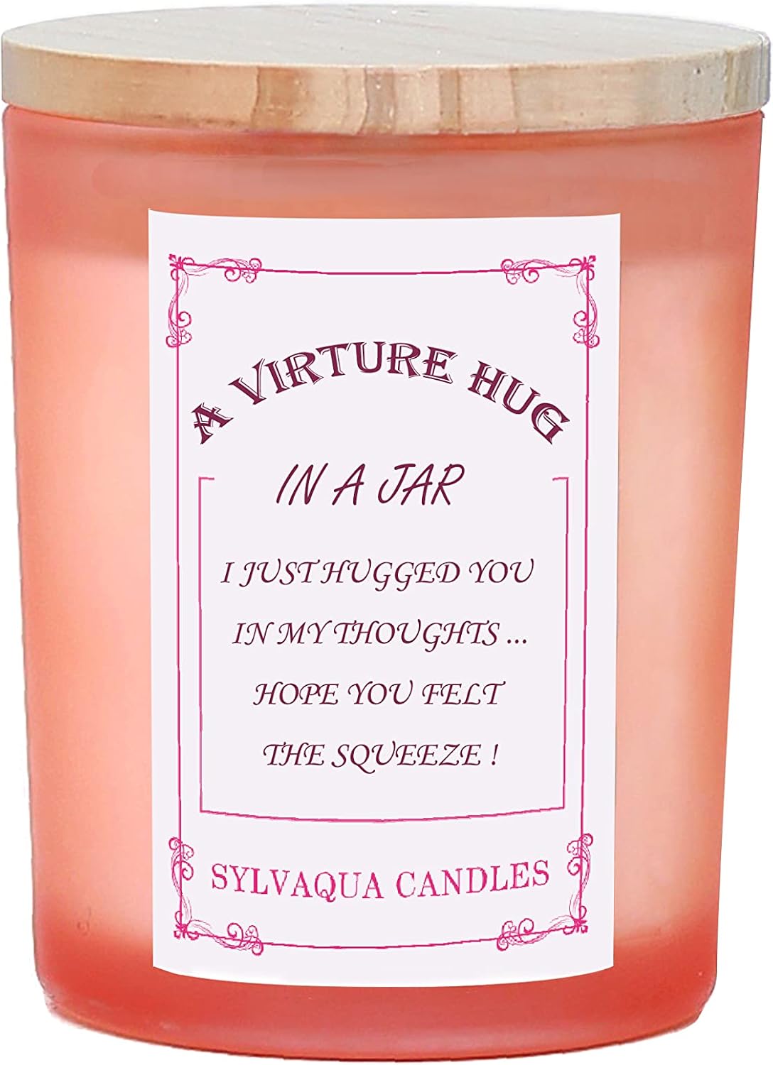 SYLVAQUA Hug Candle Showing Sympathy get Well Soon Candles as Friendship Gift