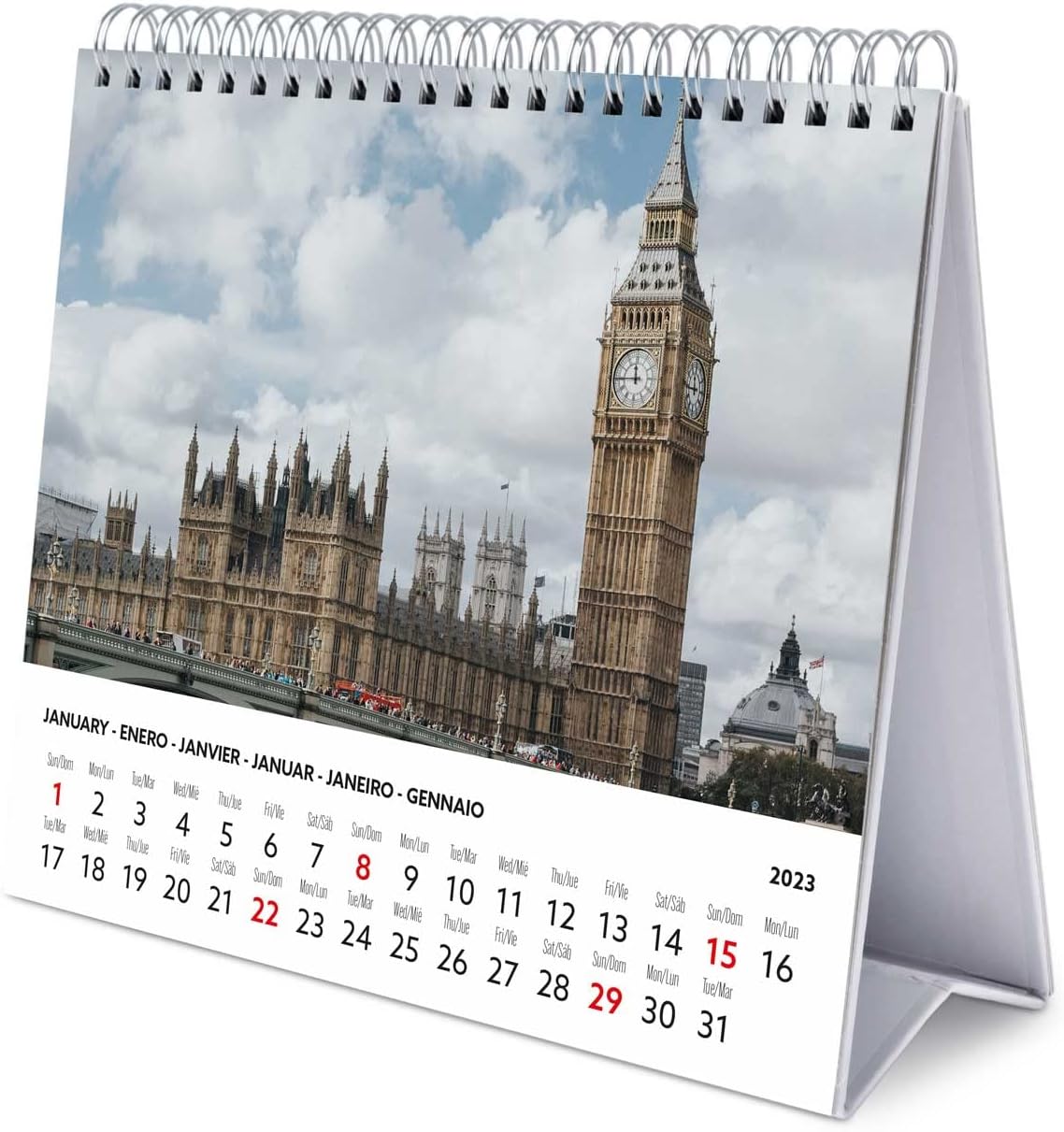 Grupo Erik London Calendar 2023, Desktop Calendar 2023-7 x 8 inches / 18 x 20 cm - Image 5