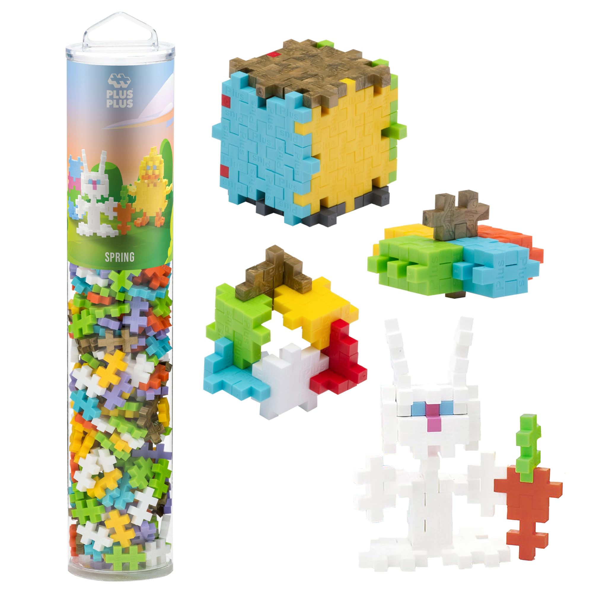 Amazon.com: PLUS PLUS Easter Mix Tube - Mini Interlocking Building