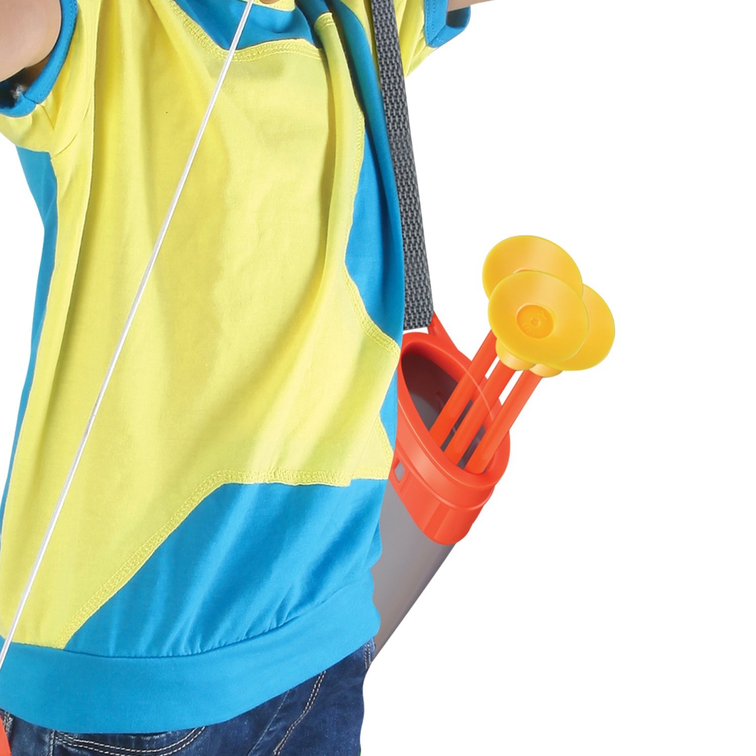 SainSmart Jr. Kids Bow and Arrow Toy, Basic Archery Set Outdoor Hunting