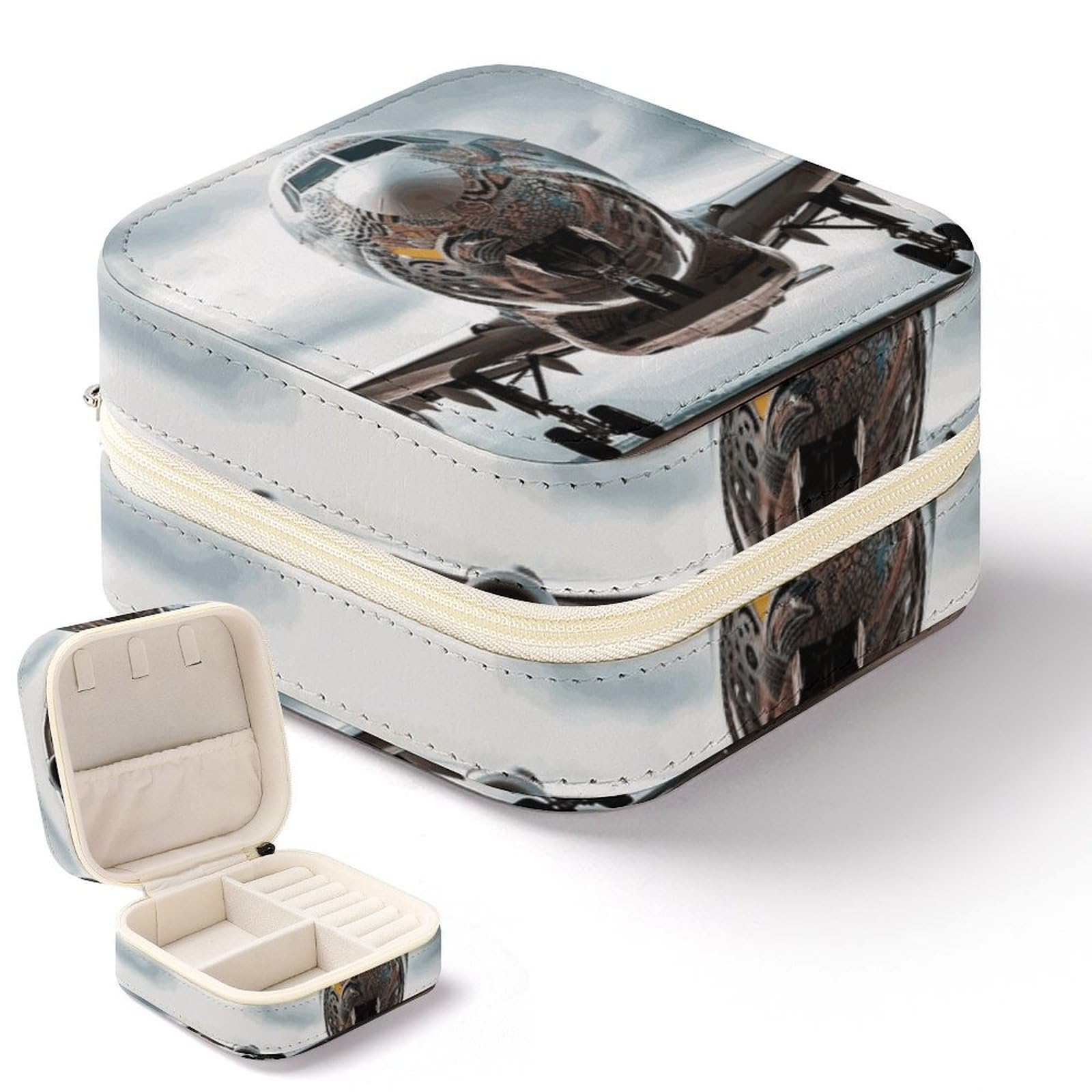 Boîte de rangement portable pour bijoux en avion et hôtel