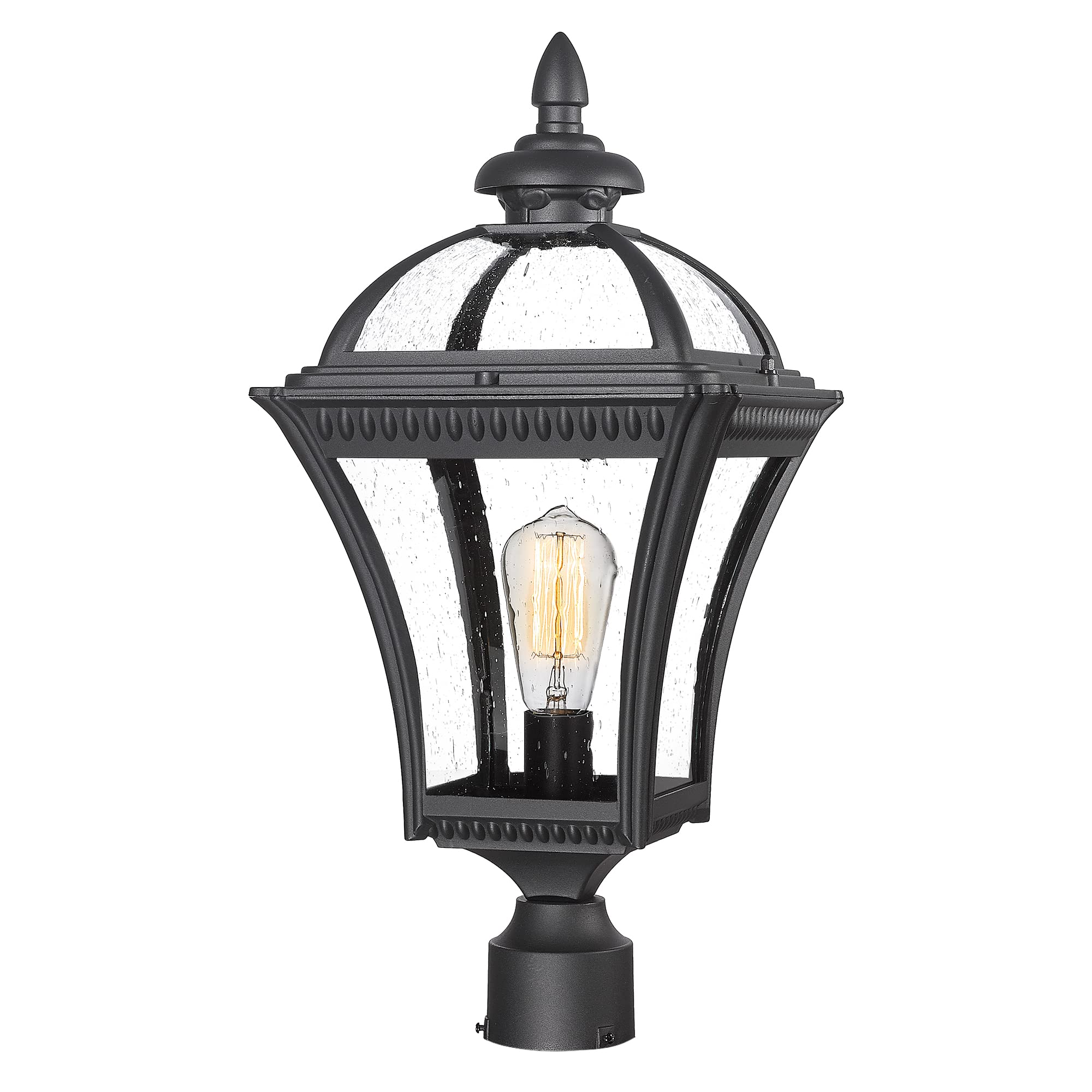 Photo 1 of ***MISSING PARTS - SEE NOTES***
Emliviar 22 Inch Outdoor Post Light, XE266P BK