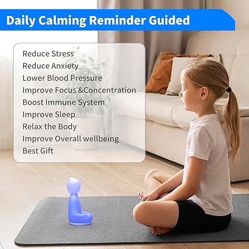 Miniatura 5 de SANIDIKA 'Breathing Yoga' Guided Visual Meditation Tool for Mindfulness | 4-7-8 Meditation Breathing Light Calm Your Mind Relieve Stress & Anxiety |