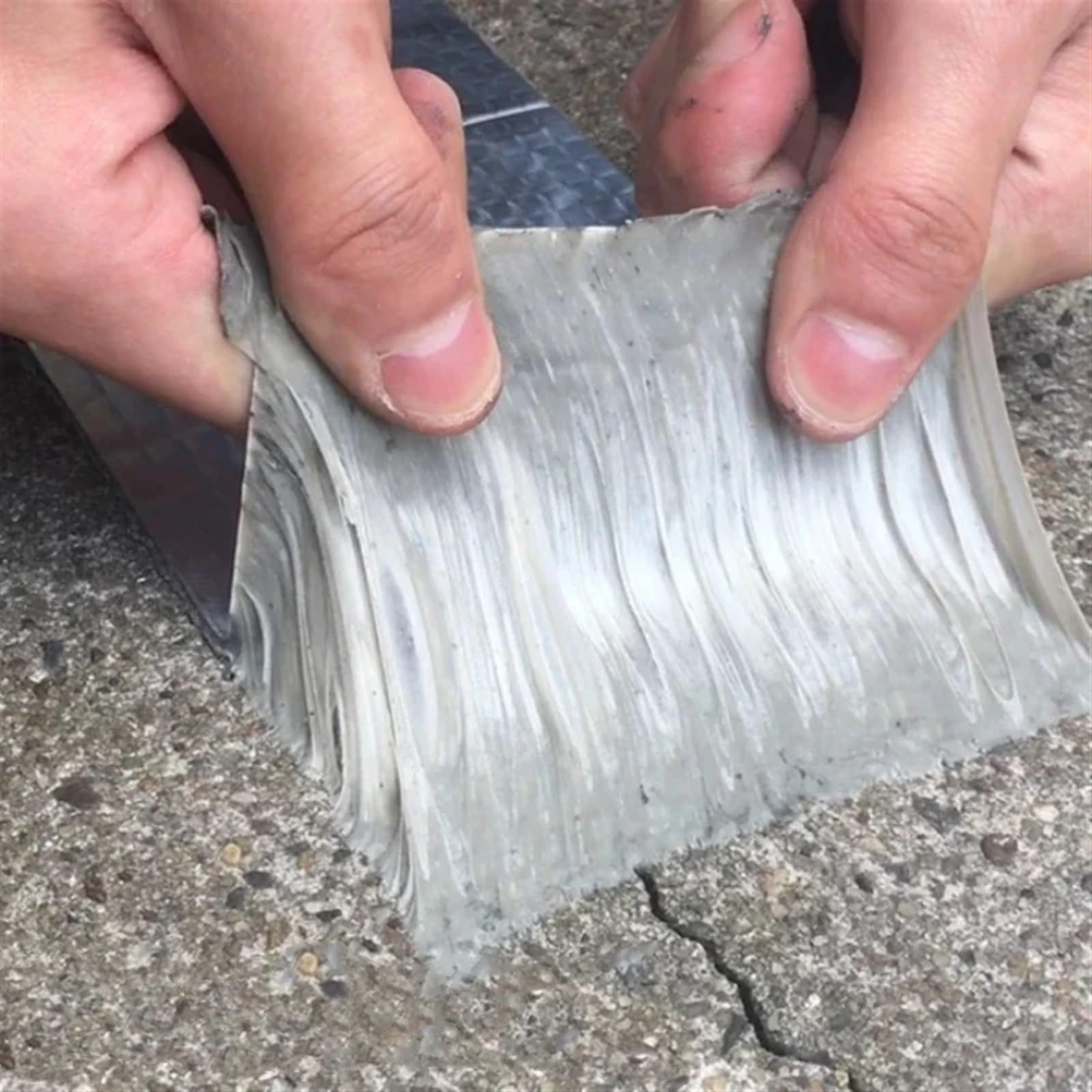 Butyl Band Ultrawasserdichtes Klebeband zur Reparatur von Wandrissen im Dach, Hochtemperaturrohr, Schwimmbad-Rettungsband, selbstklebendes, isolierendes Rohrband(Color:5cmx5m)