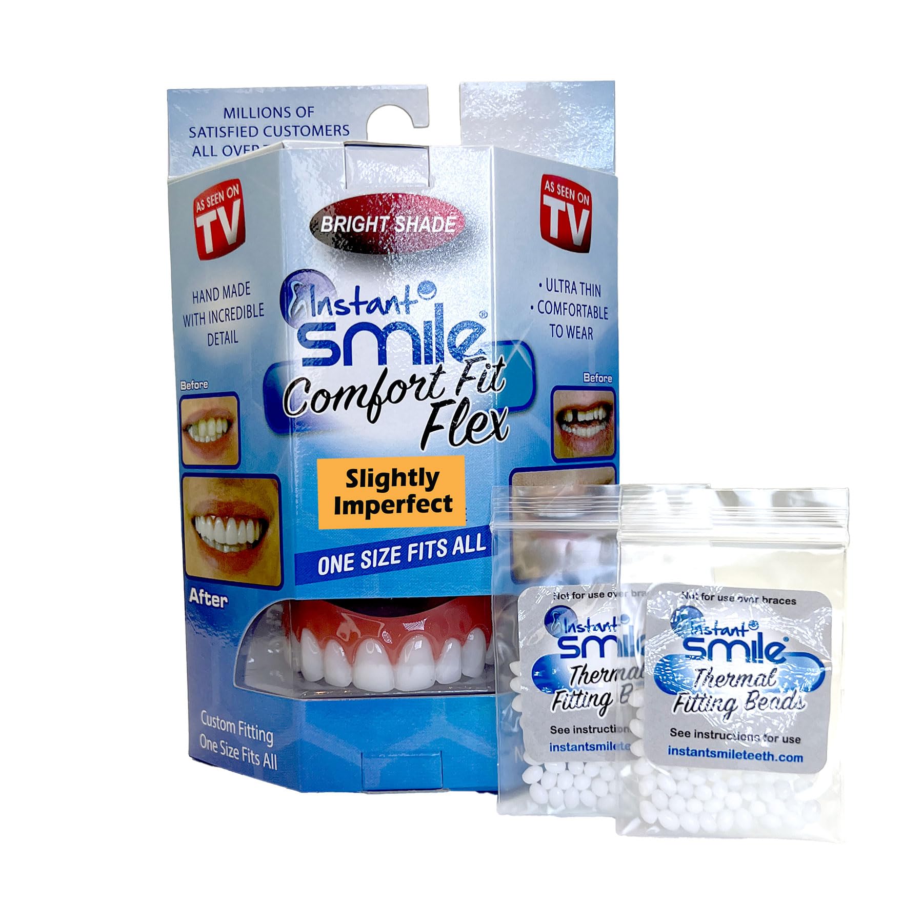 Amazon.com: Instant Smile Comfort Fit Flex Bright White Shade