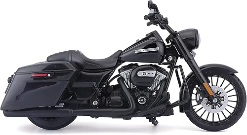 Vista 4 de Maisto 2017 Harley Davidson King Road Special Negro Moto Modelo 1/12