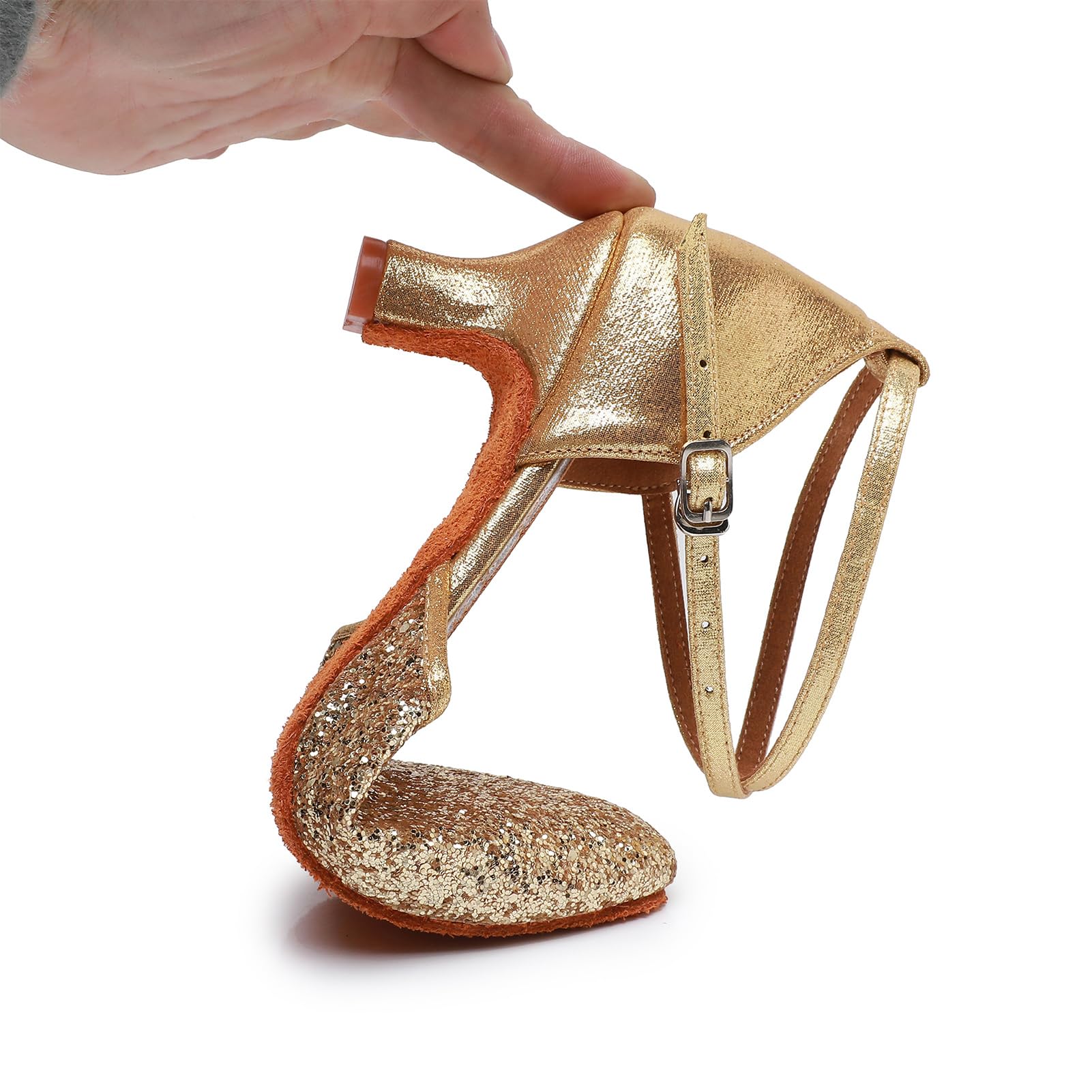 Rosefinch Latein Tanzschuhe für Damen Salsa Bachata Ballsaal Professionelle Performance Tanzschuhe