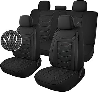CAROMOP Breathable Car Seat Covers Full Seats,3D A...