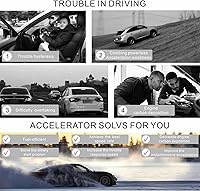 Vista 7 de Mallofusa Regulador de acelerador electrónico universal, ajuste de 9 modos, pedal inteligente de conducción de automóvil, acelerador de pedal