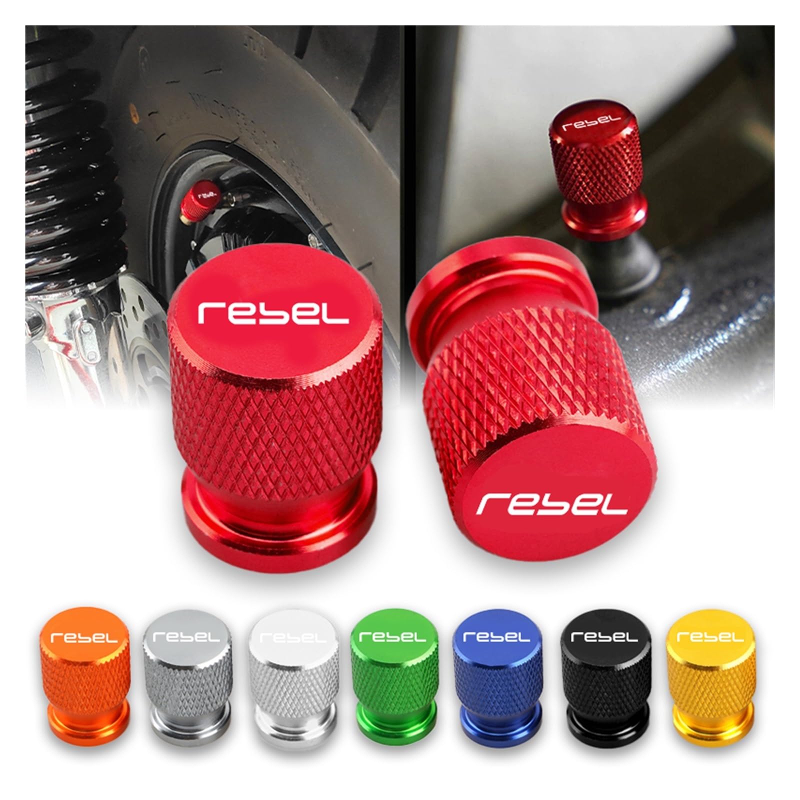 Compatible With Rebel CMX 300 500 1100 Aluminum Valve Caps Tire Cap Set Air Cover Corrosion Resistant Covers