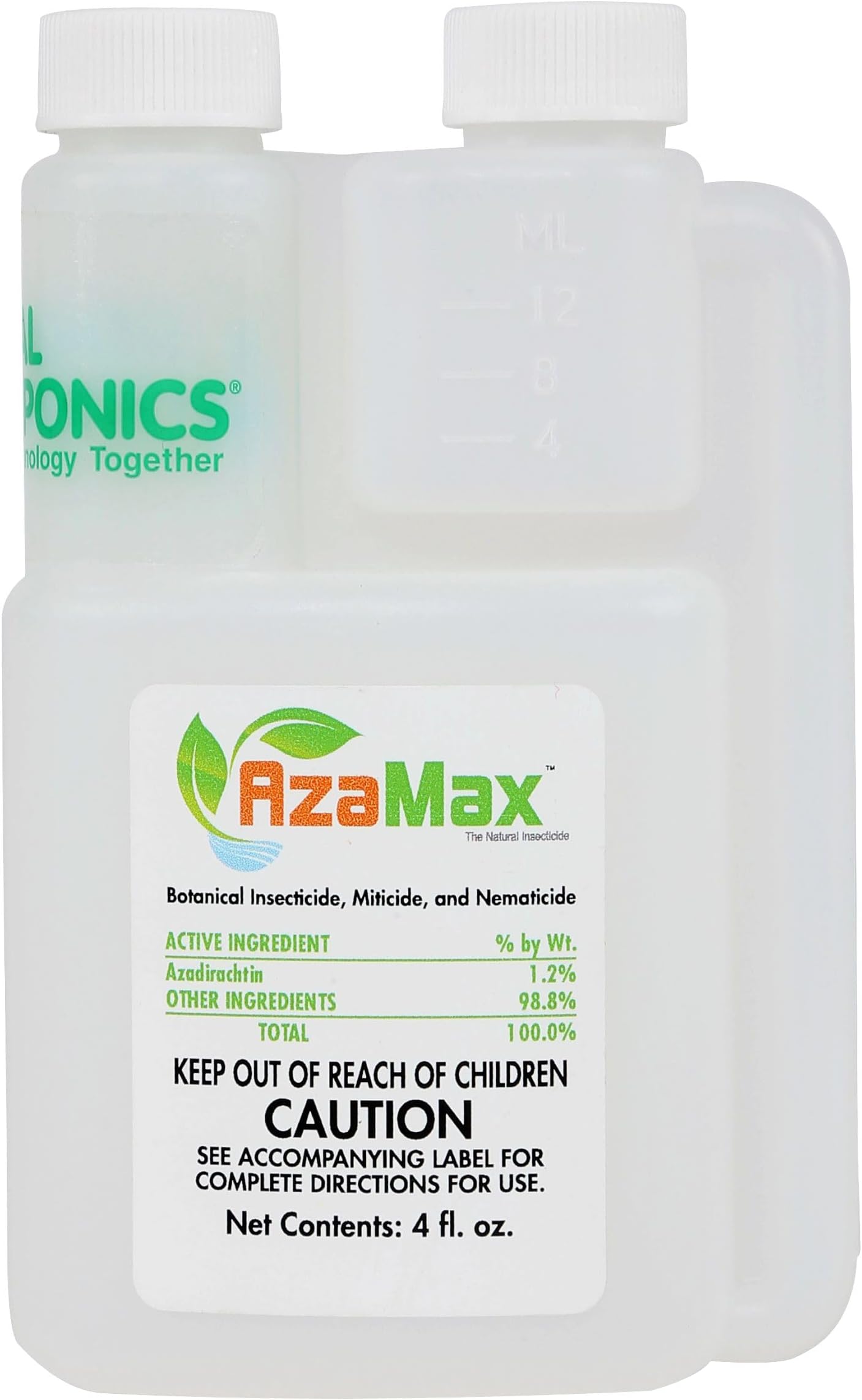 General Hydroponics GH2045 AzaMax, 4 Ounce, Orange
