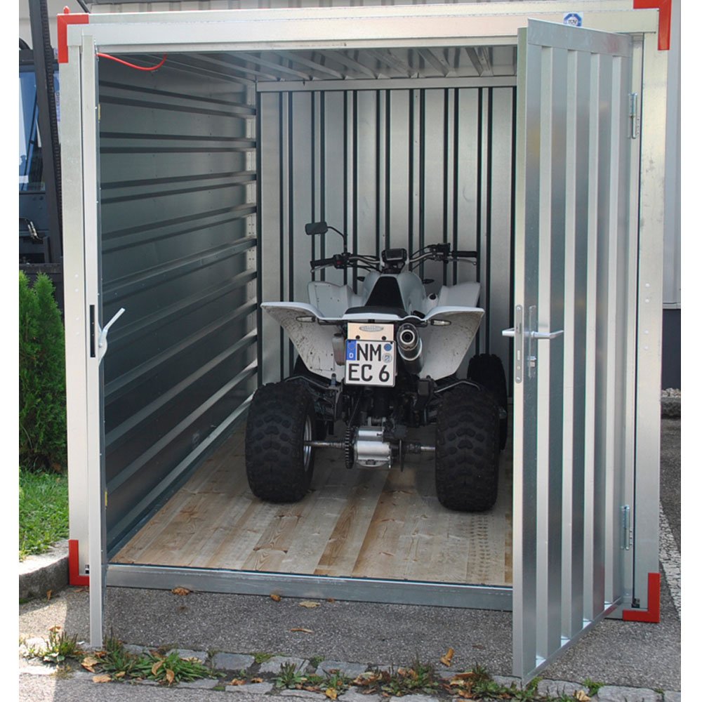 Baucontainer Garage Container Lagercontainer Gerätecontainer Blechcontainer mit TÜV Größe (S) 3m x 2,2m x 2,2m