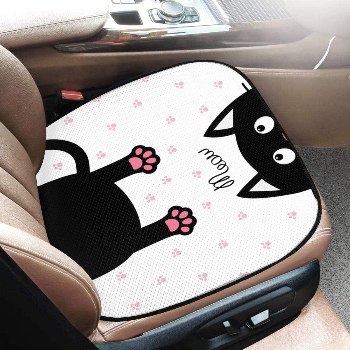 Amazon カーシートクッション 車の座布団 車用 シートカバーセット カーシートカバー シートクッション 前座席用2枚 後部座席用1枚 超通気性 運転 クッション 柔らかい 滑り止め 冷感生地 軽 普通車 汎用 座席シート 3枚組 カー用品 猫柄 ネコ柄 猫の足跡 シート Amazon カーシートクッション 車の座布団 車用 シートカバーセット カーシートカバー シートクッション 前座席用2枚 後部座席用1枚 超通気性 運転 クッション 柔らかい 滑り止め 冷感生地 軽 普通車 汎用 座席シート 3枚組 カー用品 猫柄 ネコ柄 猫の足跡 シート