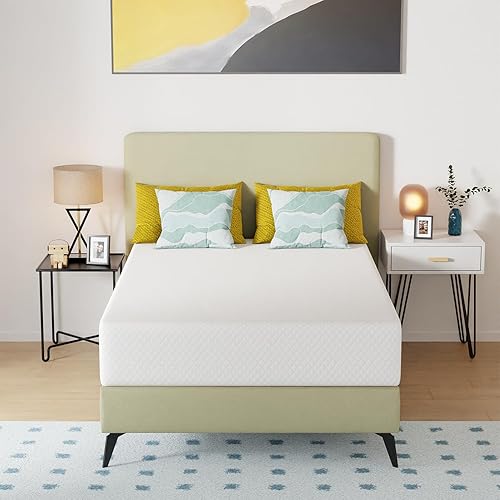 Miniatura 145 de FDW - Colchón de 6/8/10/12 pulgadas de espuma viscoelástica de gel para dormir fresco y alivio de la presión, firmeza media, certificación