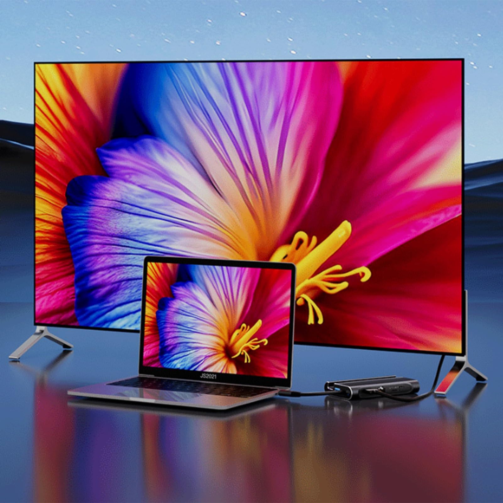 Stacja dokująca USB 3.0 do telefonu komórkowego typu C, stacja dokująca 8 w 1, stacja dokująca do laptopów z trzema wyświetlaczami, adapter kompatybilny z HP, Dell, stacja dokująca USB